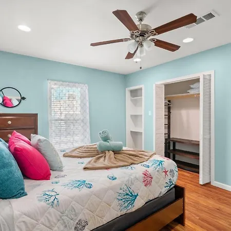 1 Min To Beach Ocean Breeze 3Br Fast Wifi Galveston Exterior photo